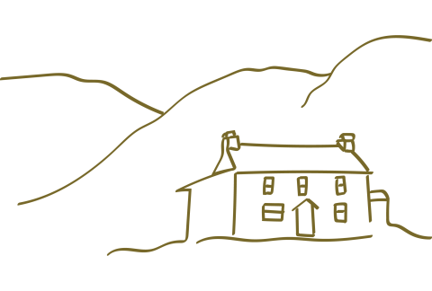 Farm house illustration
